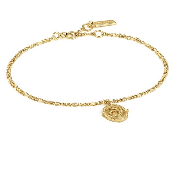 ANIA HAIE Bracciale da donna Beaded Chain Link in argento 925 32013494, misura unica, Metallo non pregiato, Senza Gemstone