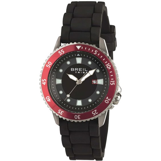 Breil Orologio Bambini Kids Brick Collection, Quarzo, Cinturino In Silicone Azzurro, 32 Mm, Modello EW0096